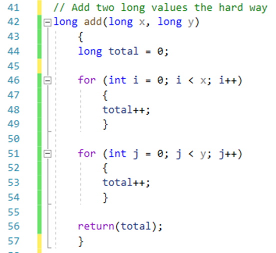 c++ refactoring_figure 5_Toy function with duplicate loops
