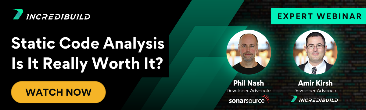 Static Code Analysis Webinar Banner