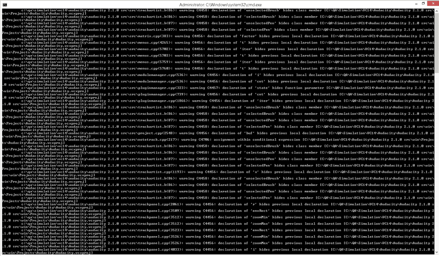 build cache visualization