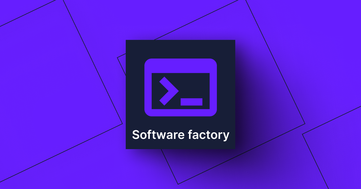 Software factory icon